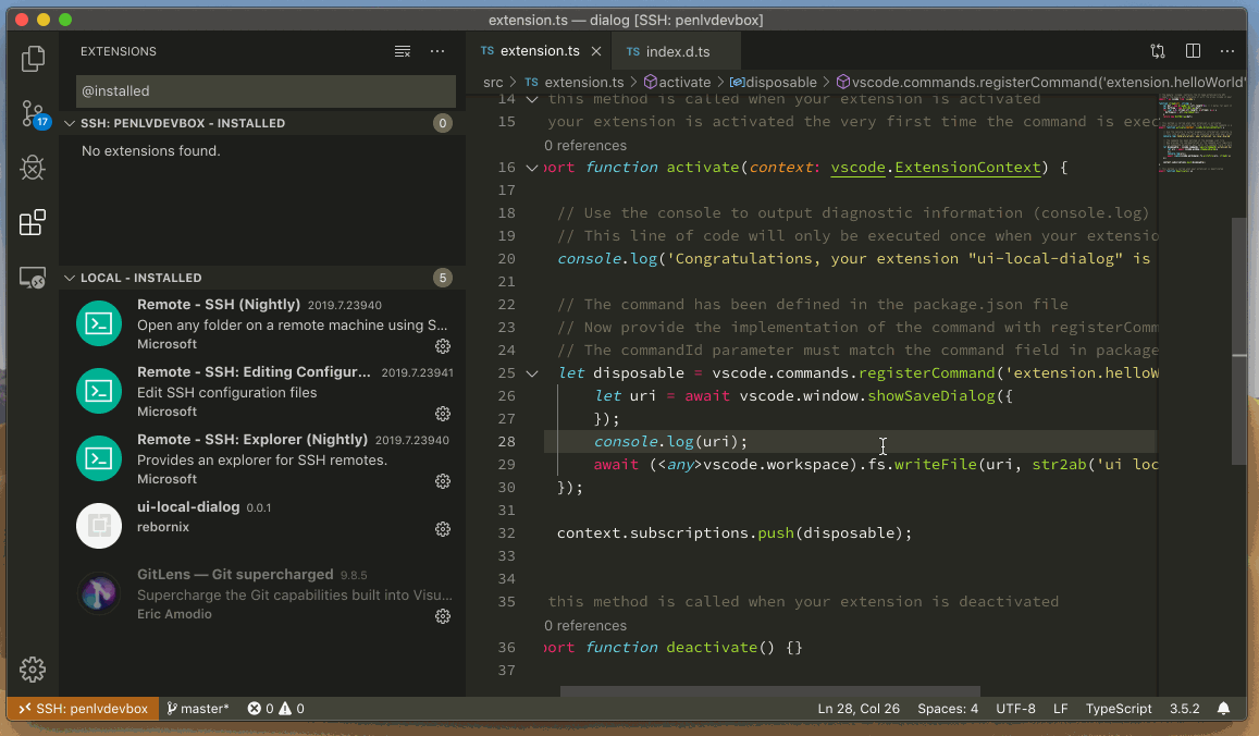 Save dialog with local directory not working. · Issue #981 · microsoft ...
