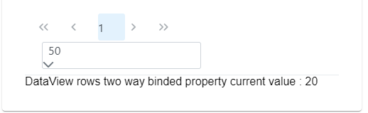 DataView rows two way binding is not working (when using ...