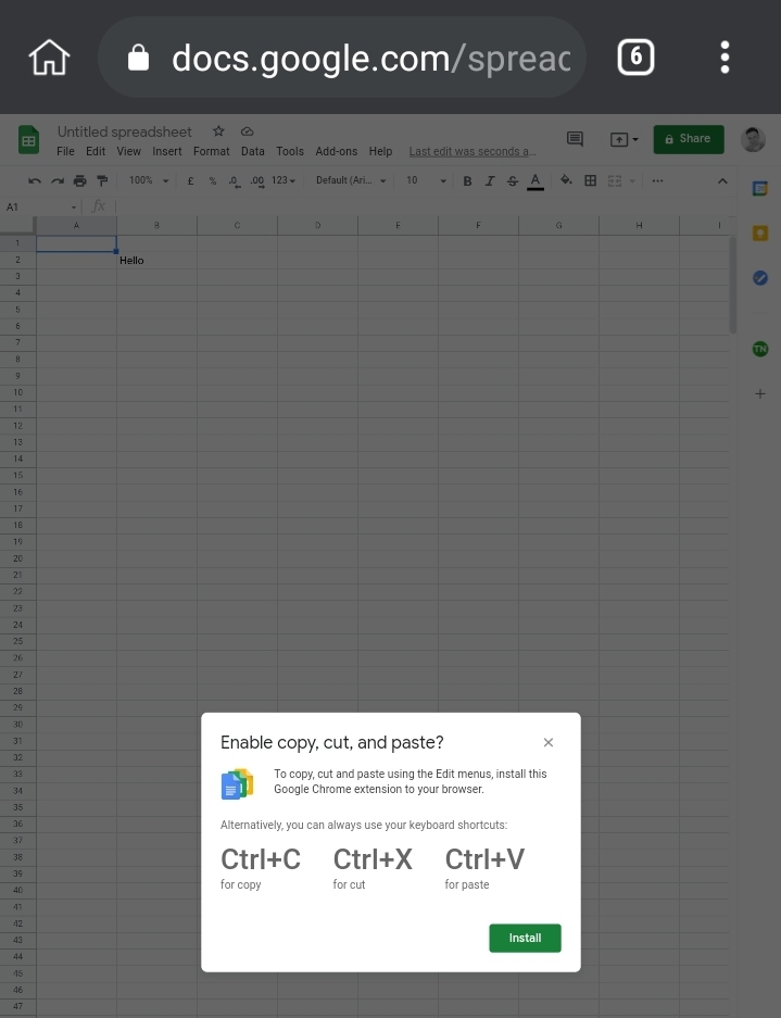 Google docs Unable to load file · Issue 63 · kiwibrowser/src.next