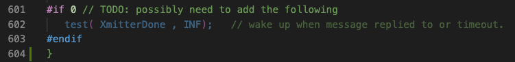 Code is being commented out without the use of symbols to comment out ...
