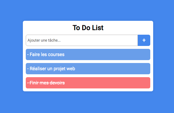 GitHub - ThibautMilville/To_Do_List: To do list in HTML, CSS and Javascript