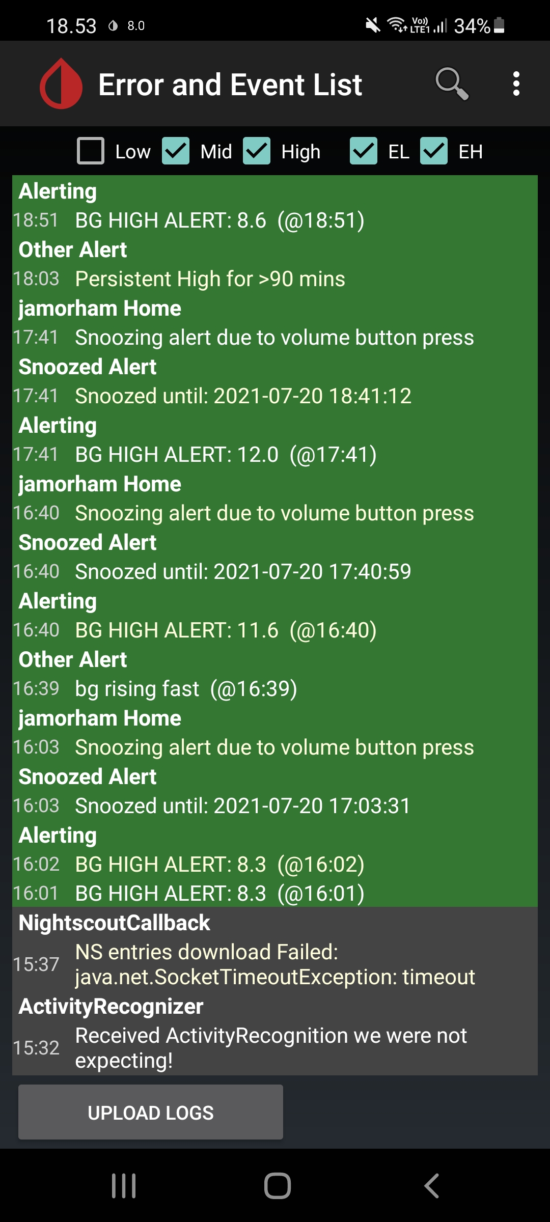 Smart alert doesn't work · Issue #1786 · NightscoutFoundation/xDrip ...
