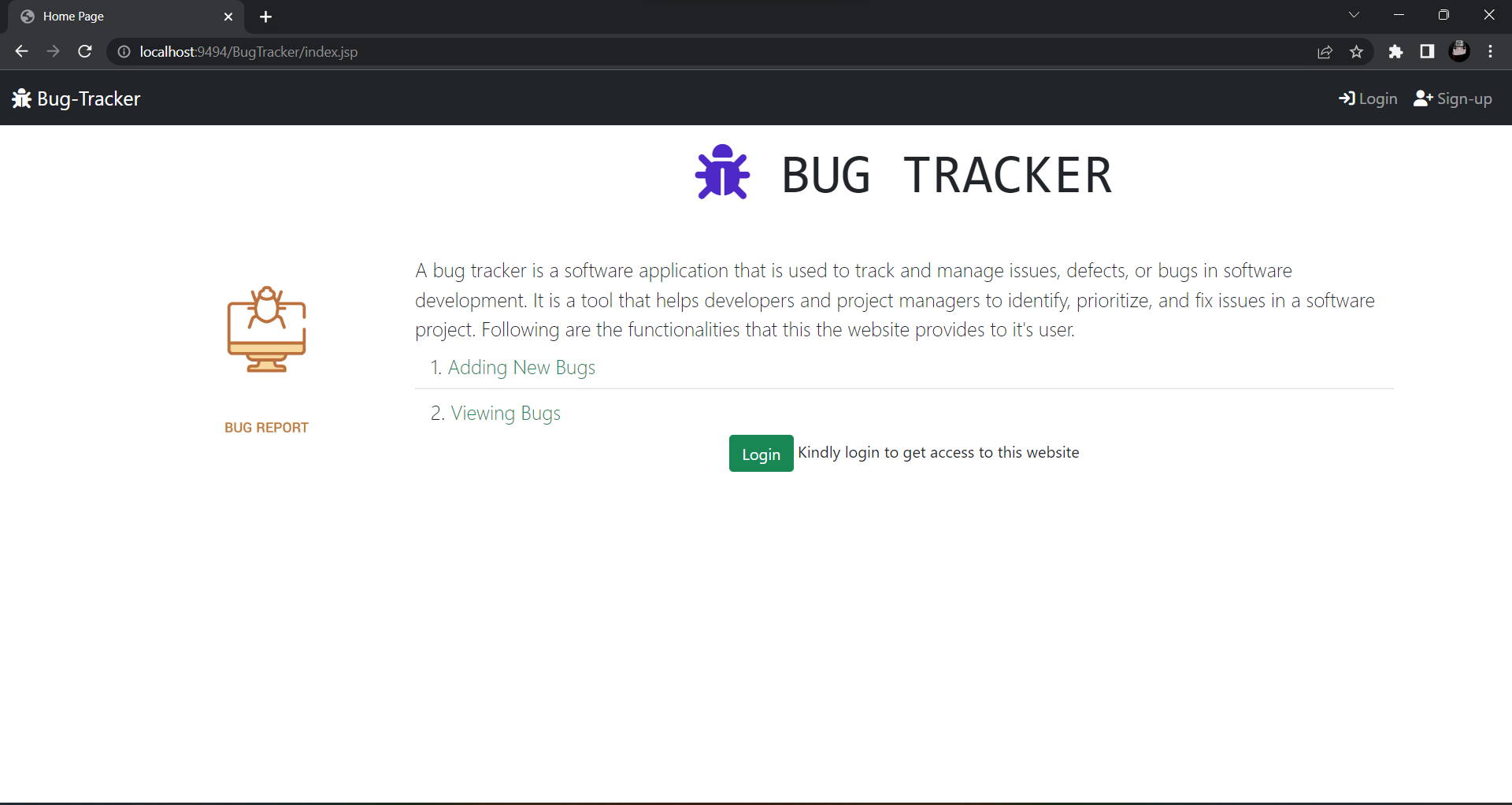 GitHub - abhi-2024/BugTracker: It's a personal project.