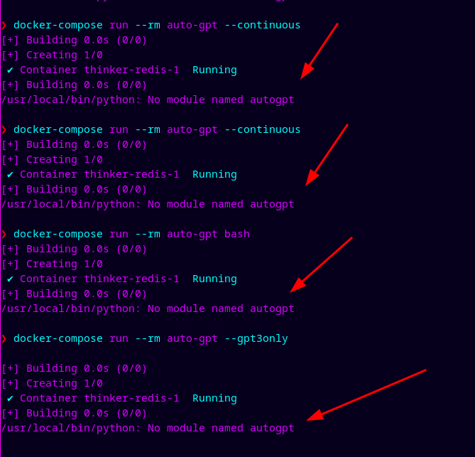 /usr/local/bin/python No module named autogpt · Issue 4559