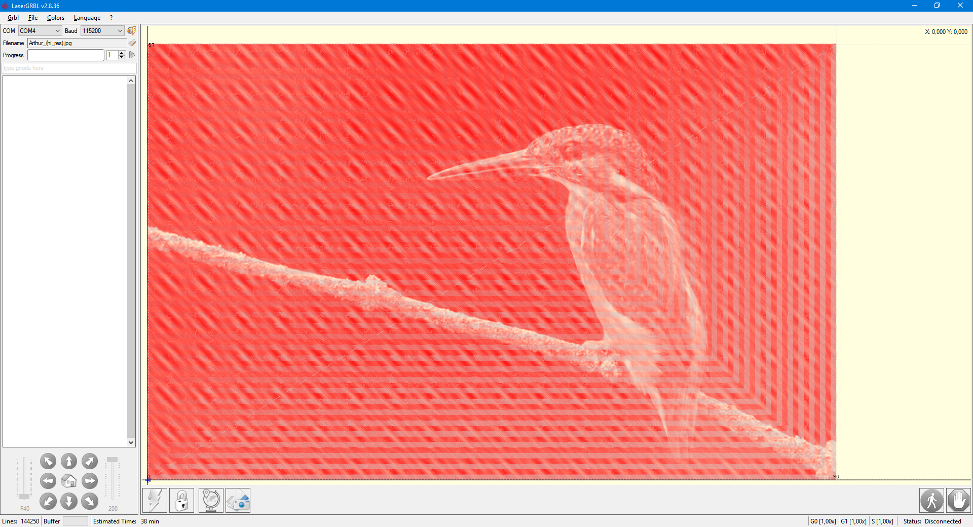 单向雕刻产生错误的结果 #295 单向雕刻产生错误的结果 #295