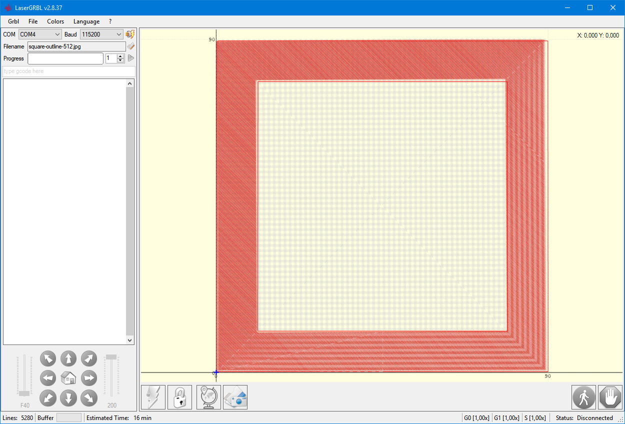 单向雕刻产生错误的结果 #295 单向雕刻产生错误的结果 #295