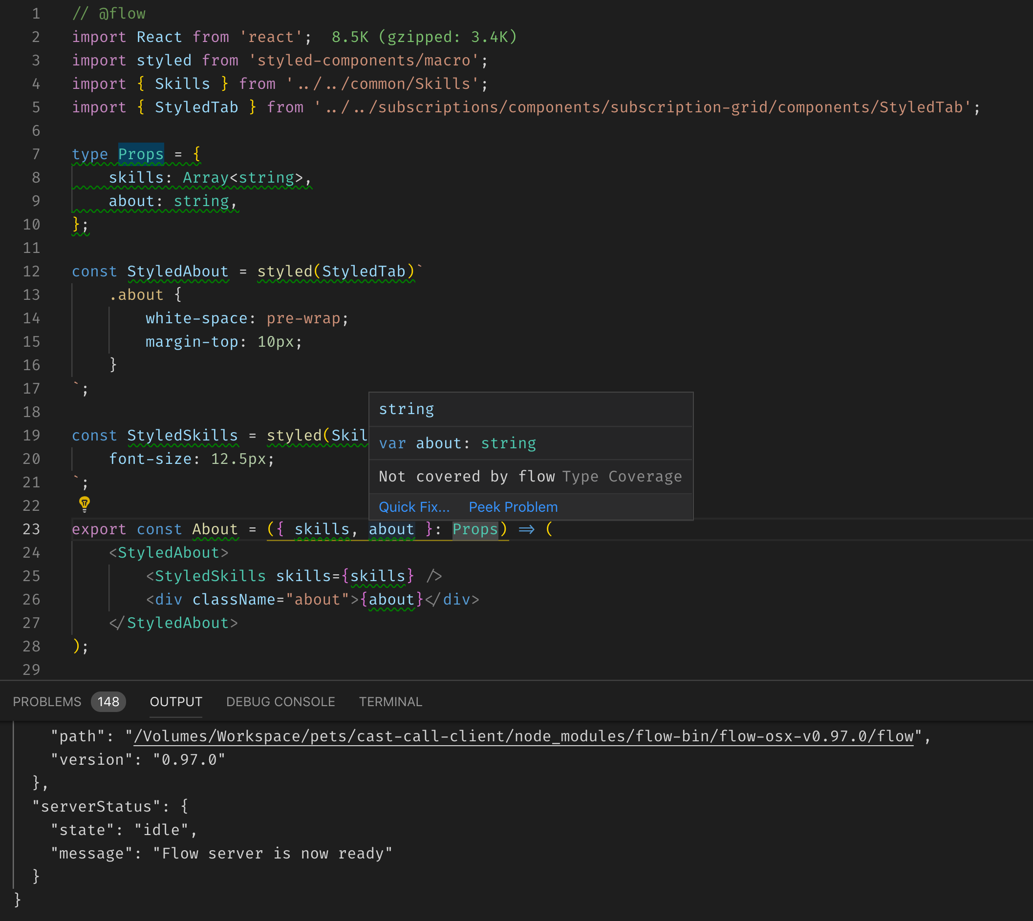 Flow show that my type definition is not covered by flow · Issue #355 ...