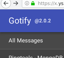 Link to the main page · Issue #159 · gotify/server · GitHub