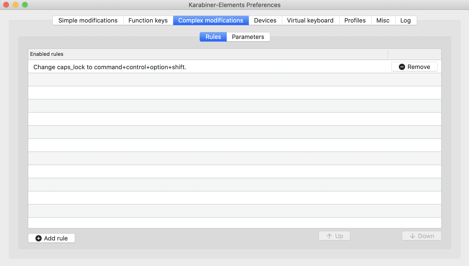 Change caps_lock to command+control+option+shift not working · Issue ...