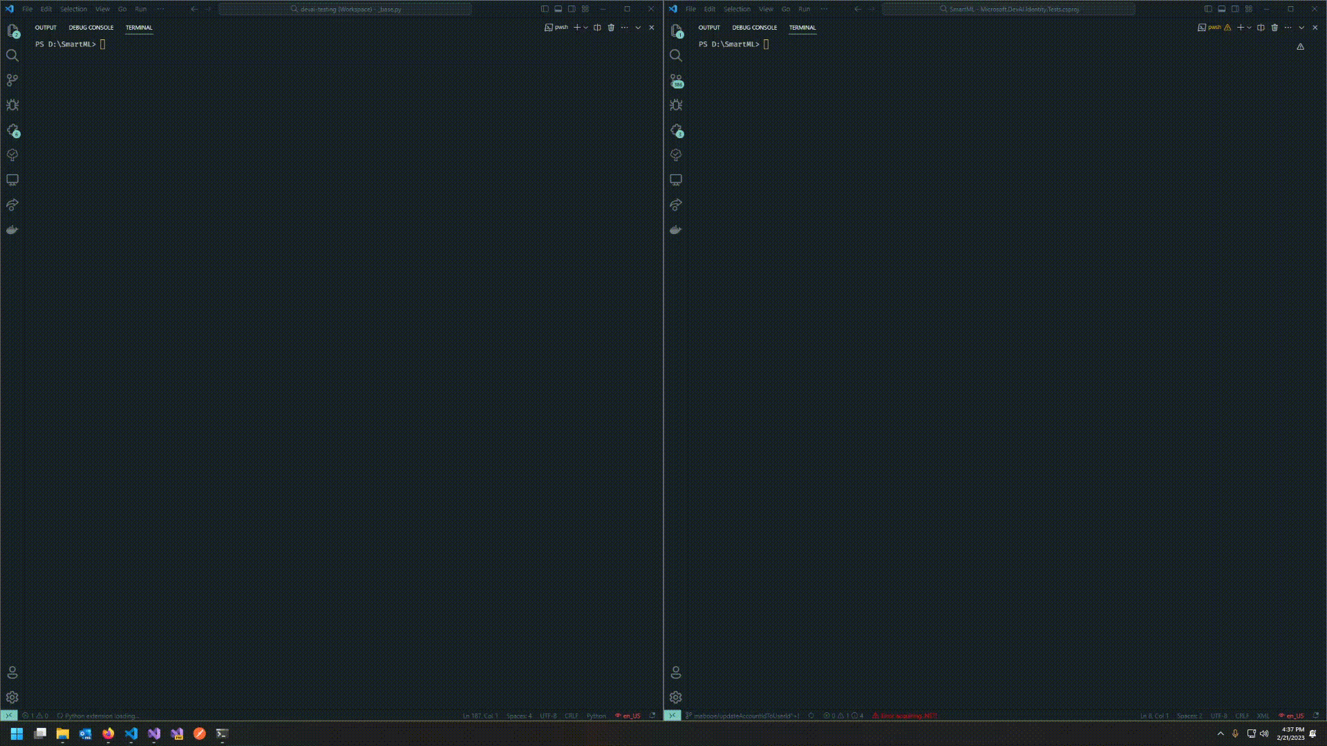 Terminal IO Shared by Seperate Instances · Issue 175049 · microsoft