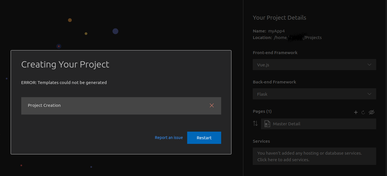 Getting error creating app with Master Detail page · Issue #1148 ...