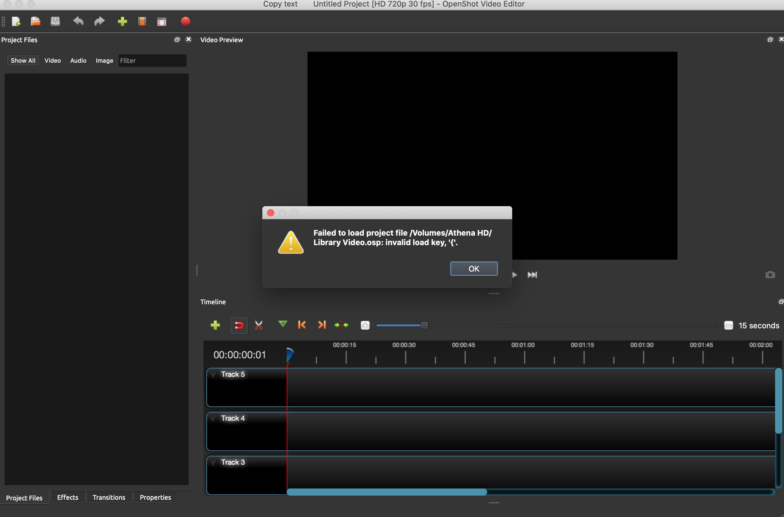 OpenShot File won't Open After Saved · Issue #4240 · OpenShot/openshot ...