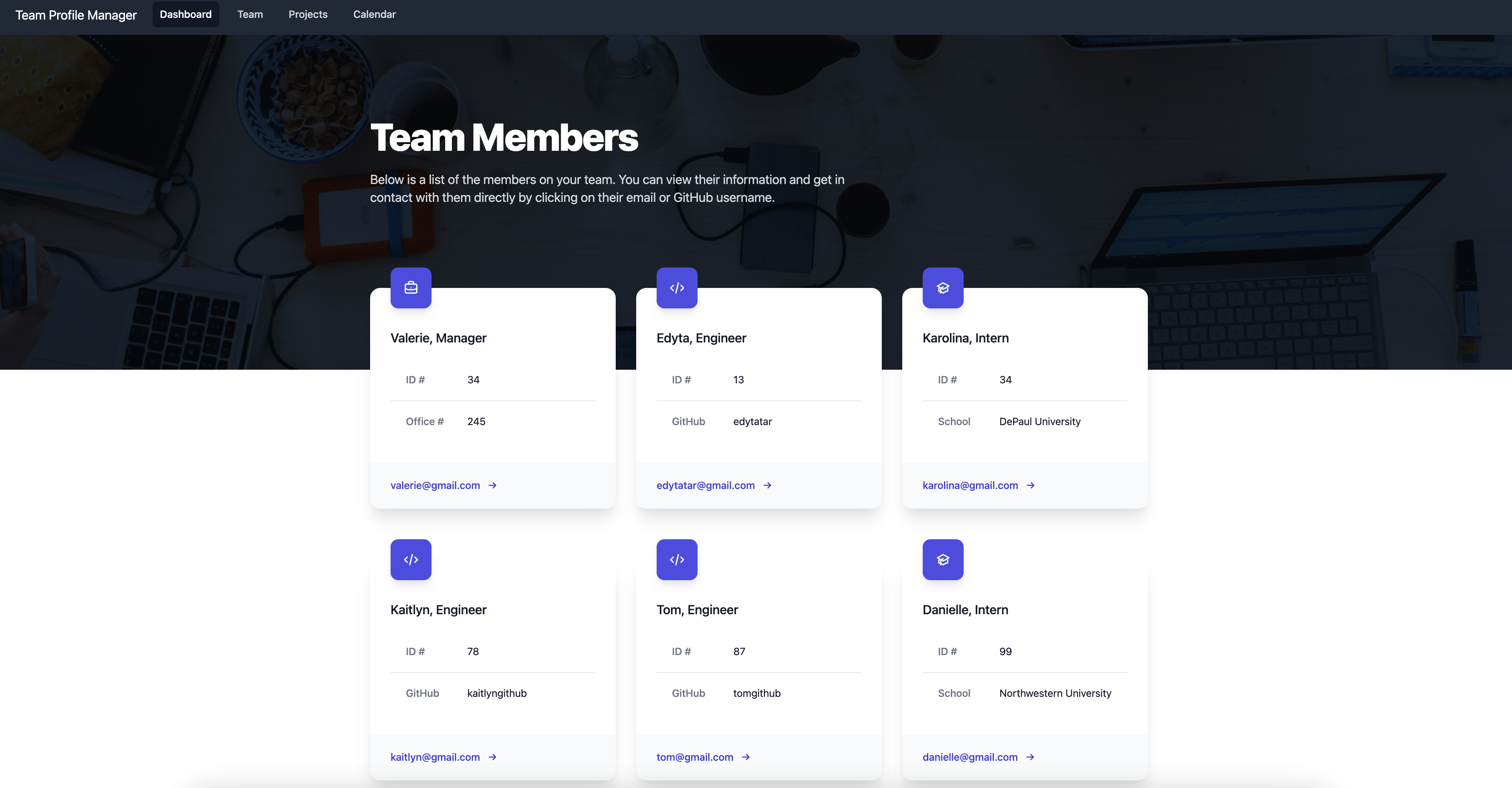 GitHub - edytatar/Team-Profile-Manager: This is a Node.js command-line ...