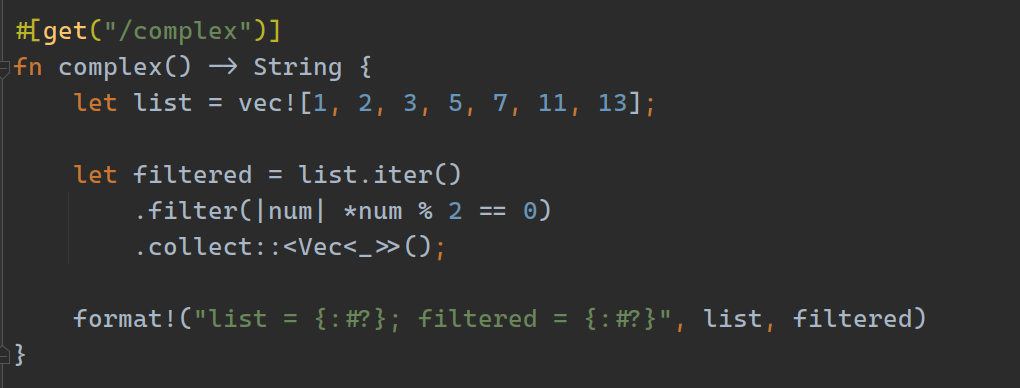 Functions using Rocket's attribute macros lack syntax highlighting and ...
