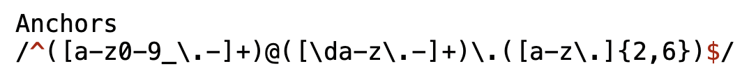 Regex Tutorial on Matching an Email · GitHub