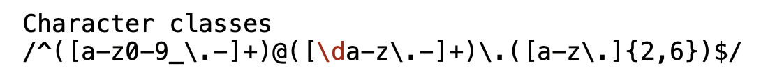Regex Tutorial on Matching an Email · GitHub