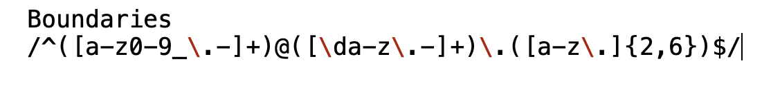 Regex Tutorial on Matching an Email · GitHub