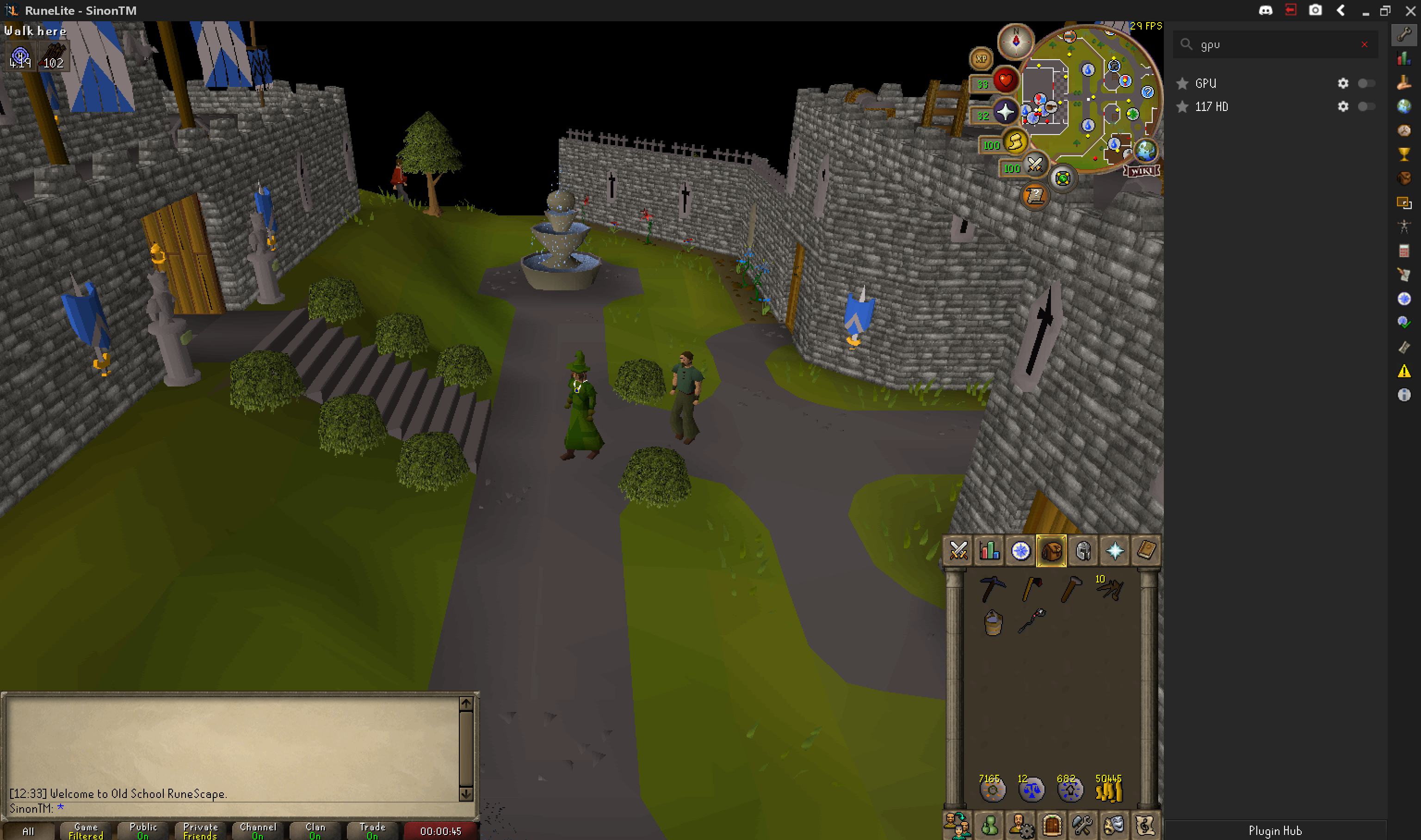 Weird GPU rendering bugs, screen clipping · Issue 16119 · runelite