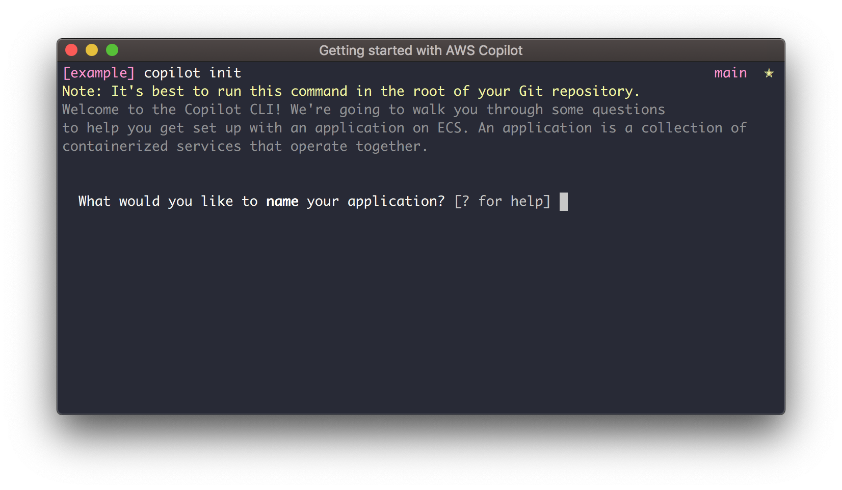 Deploy Your First Application Aws Copilot Cli