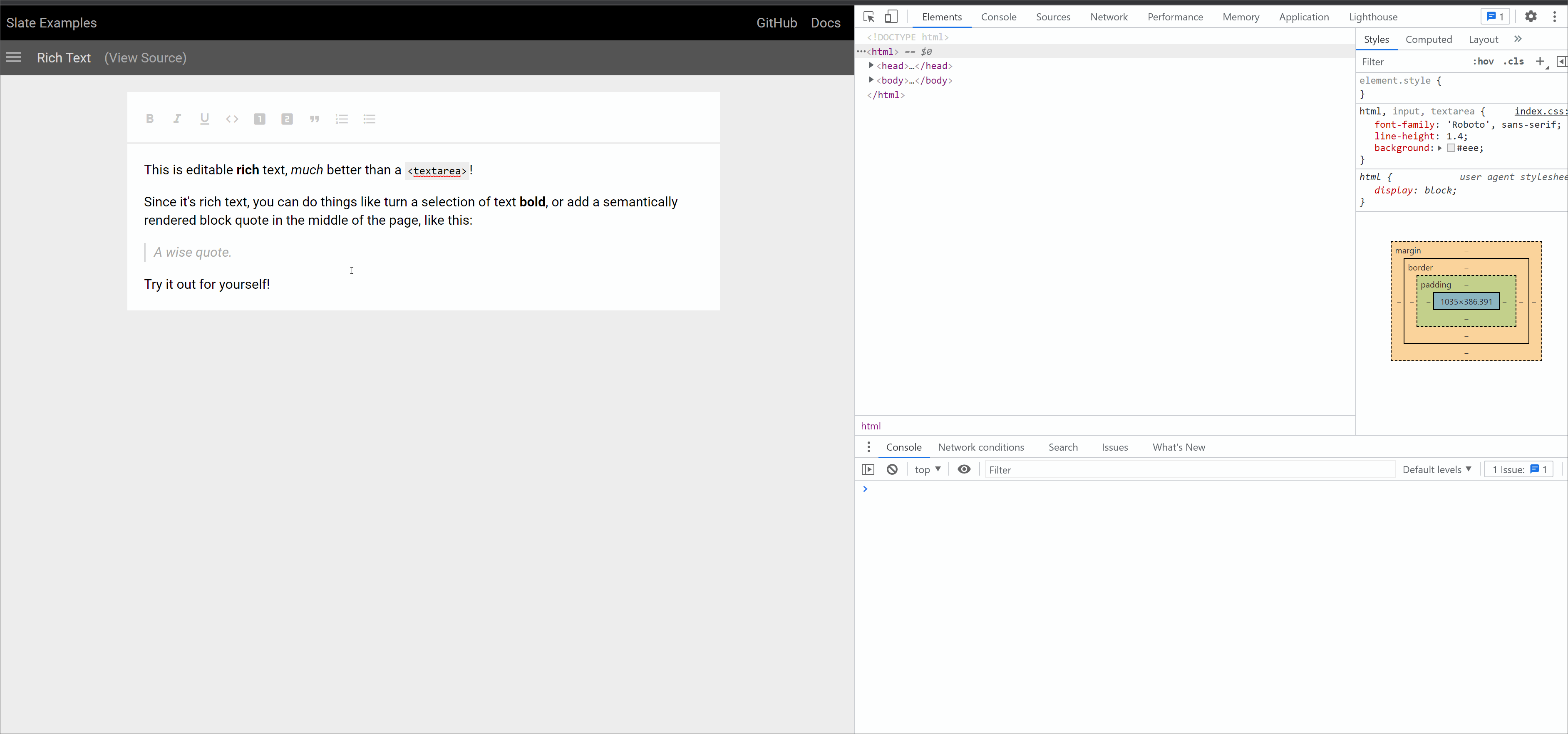 DOMException Failed to execute 