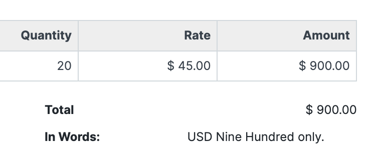 Print Format Bold Not Working On Field total In Quote And Invoice 