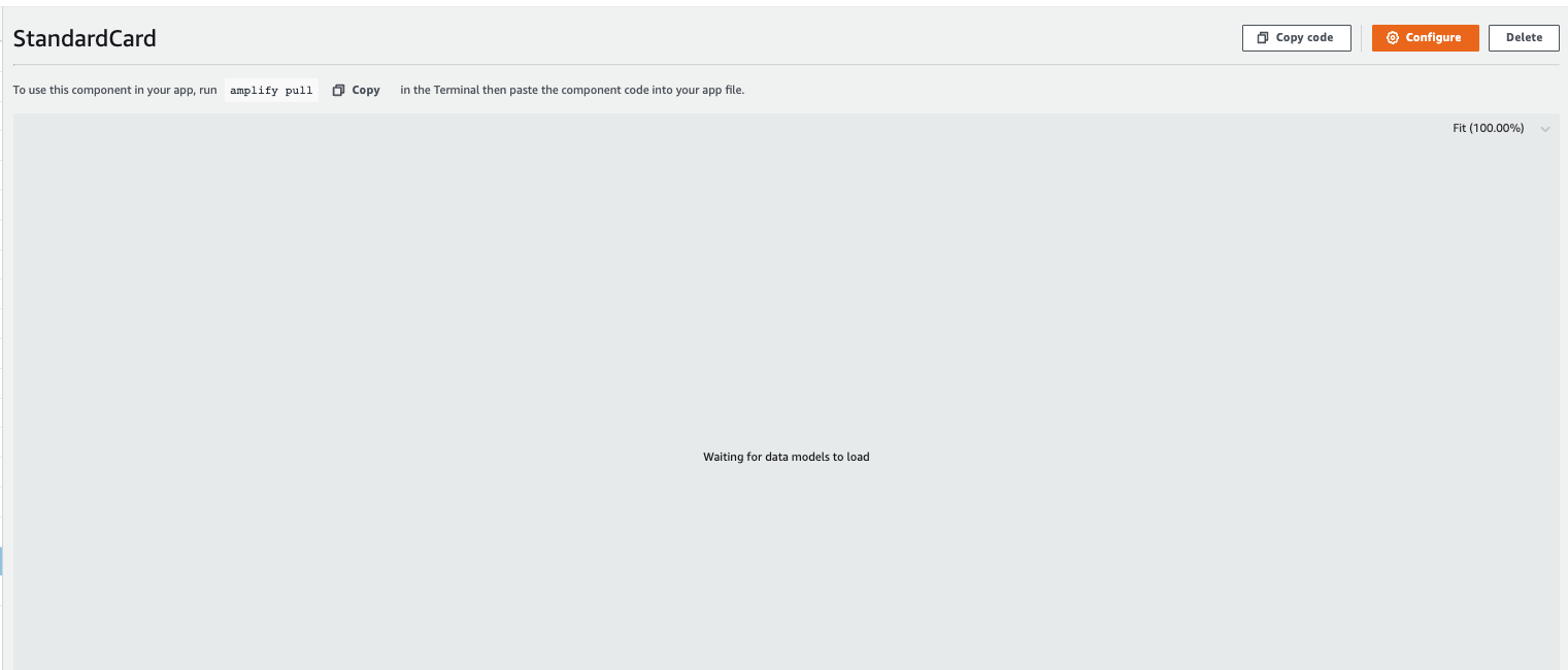 UI Builder preview data only loads by going through My Library page