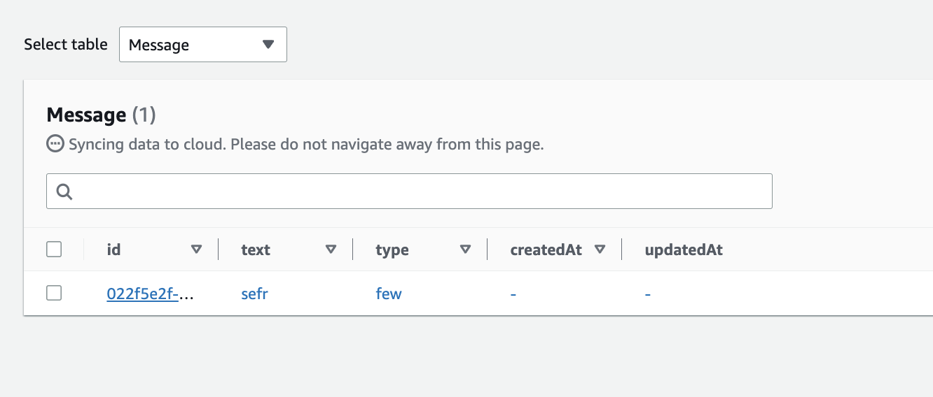model with index and sort causes sync issue on data manager · Issue
