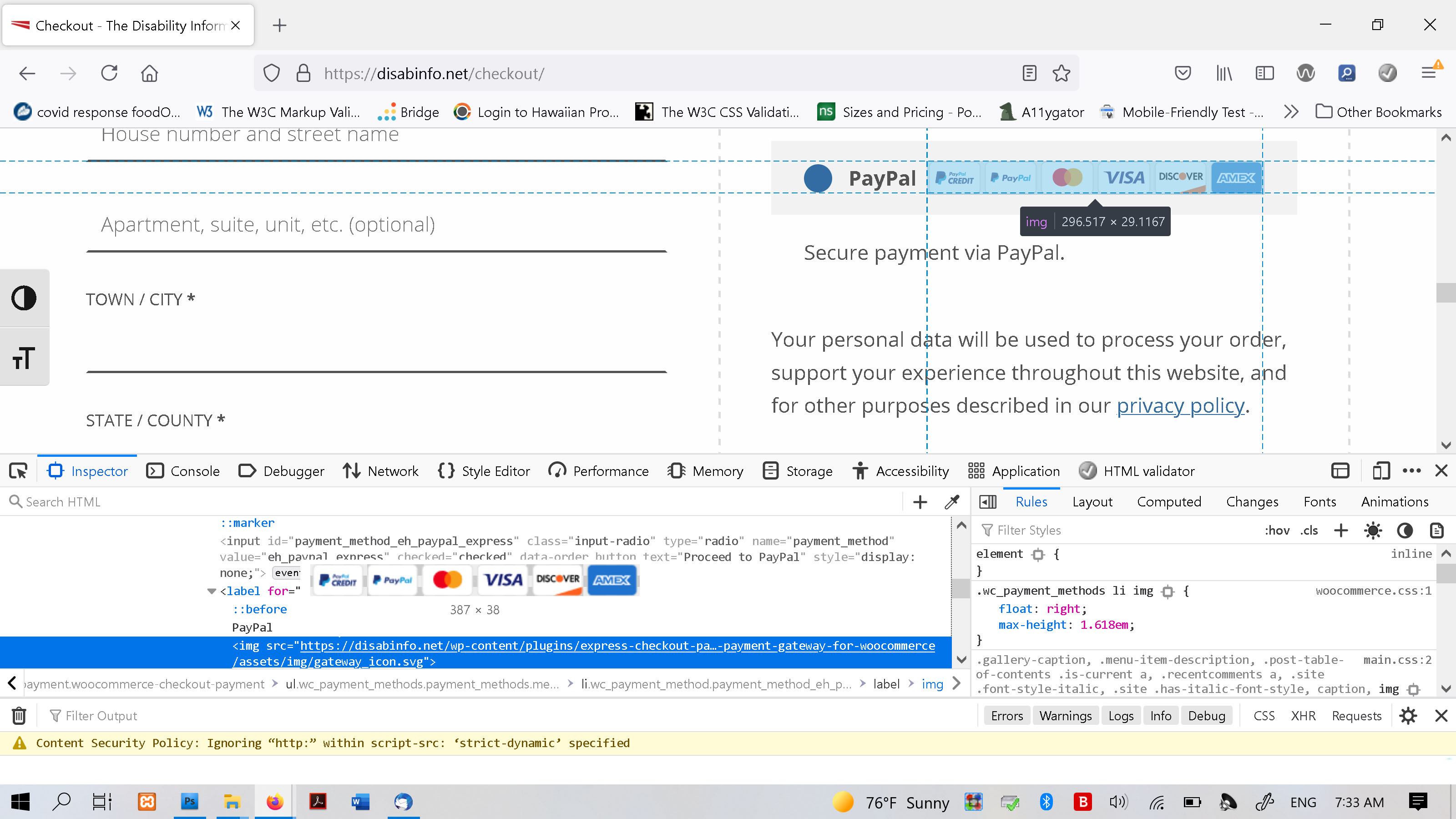Accessibility issues · Issue #24185 · woocommerce/woocommerce