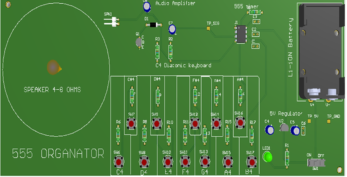 GitHub - SulaimanConain/555timer_project_PCB: PCB - 555 timer piano