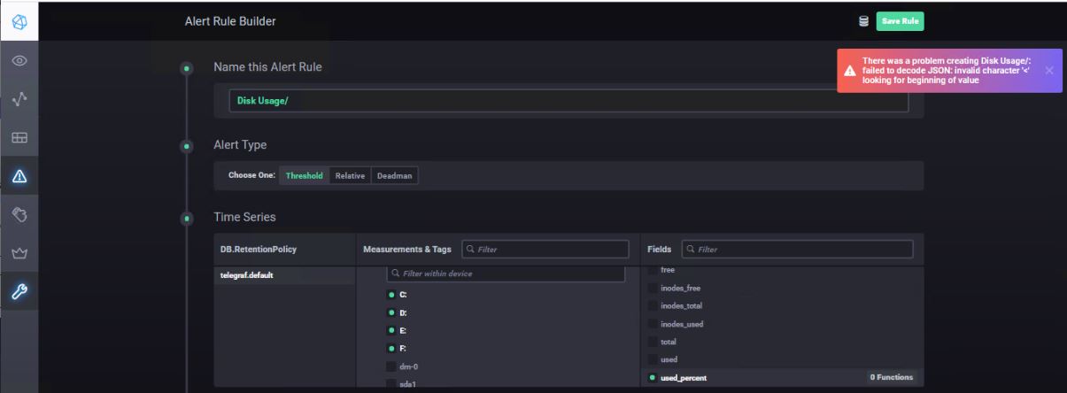 Kapacitor Issue_Dec 2