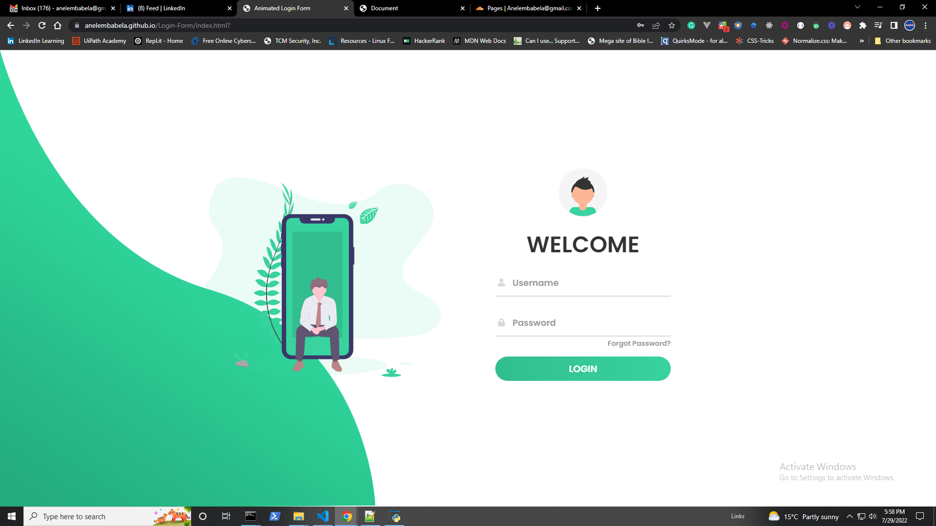 GitHub - AneleMbabela/Login-Form: Login form