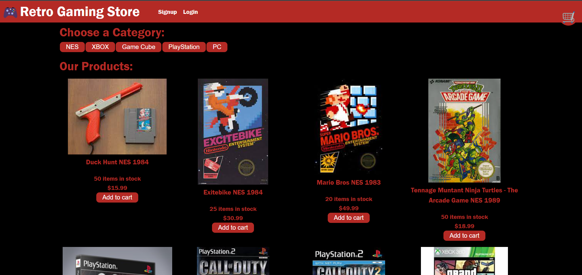GitHub - bryance97/Retro-Gaming-Store