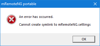 Cannot create symlink to mRemoteNG.settings · Issue #31 · portapps ...