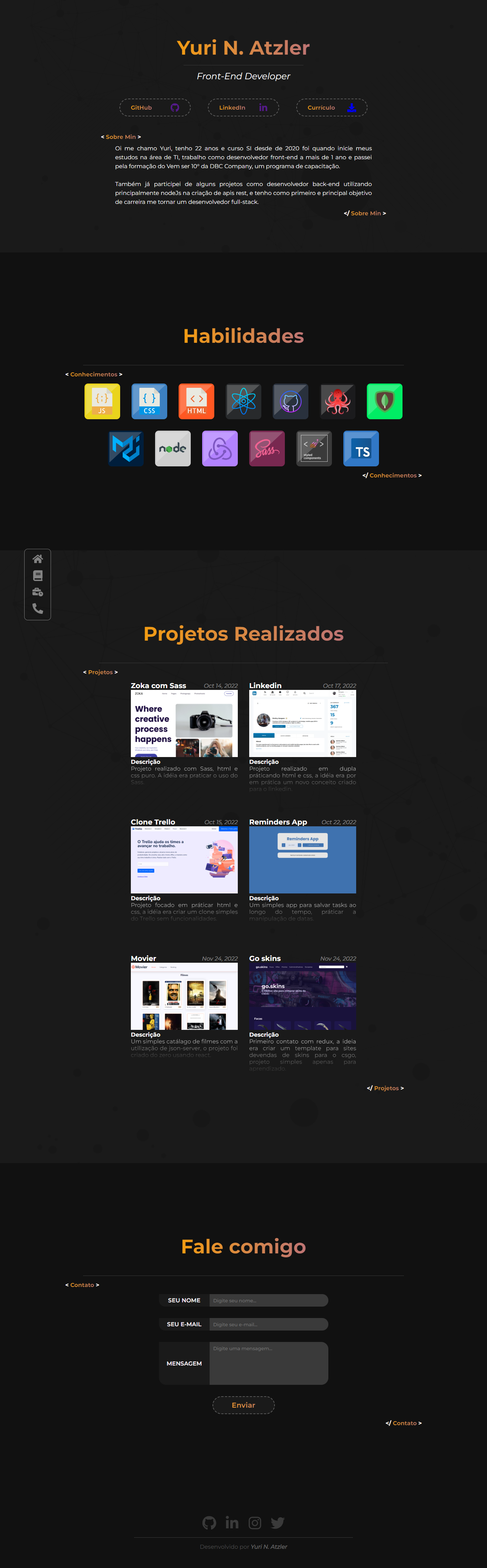 GitHub - YuriAtzler/portfolio