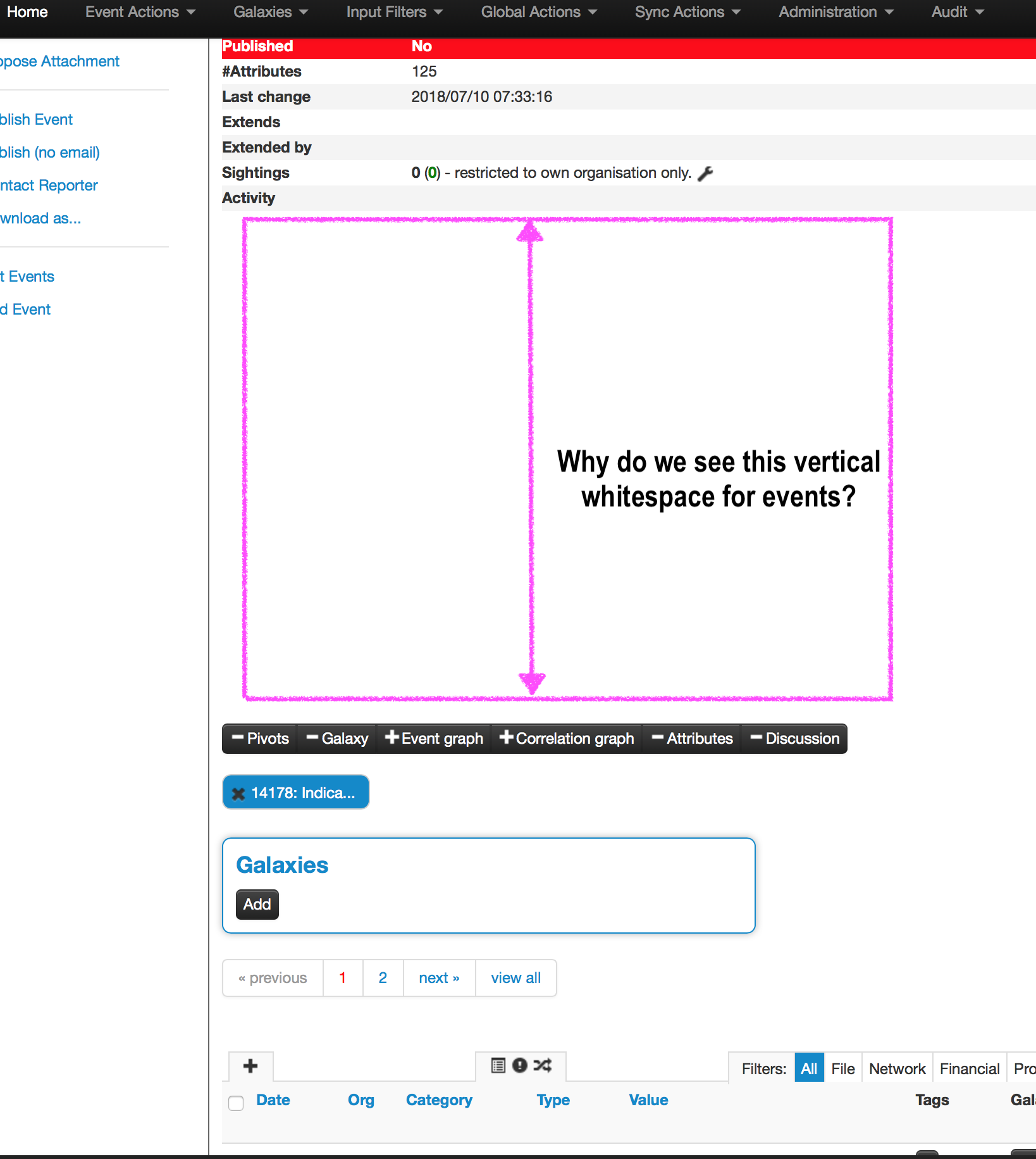 Why does events/view have vertical whitespace? · Issue #3465 · MISP ...