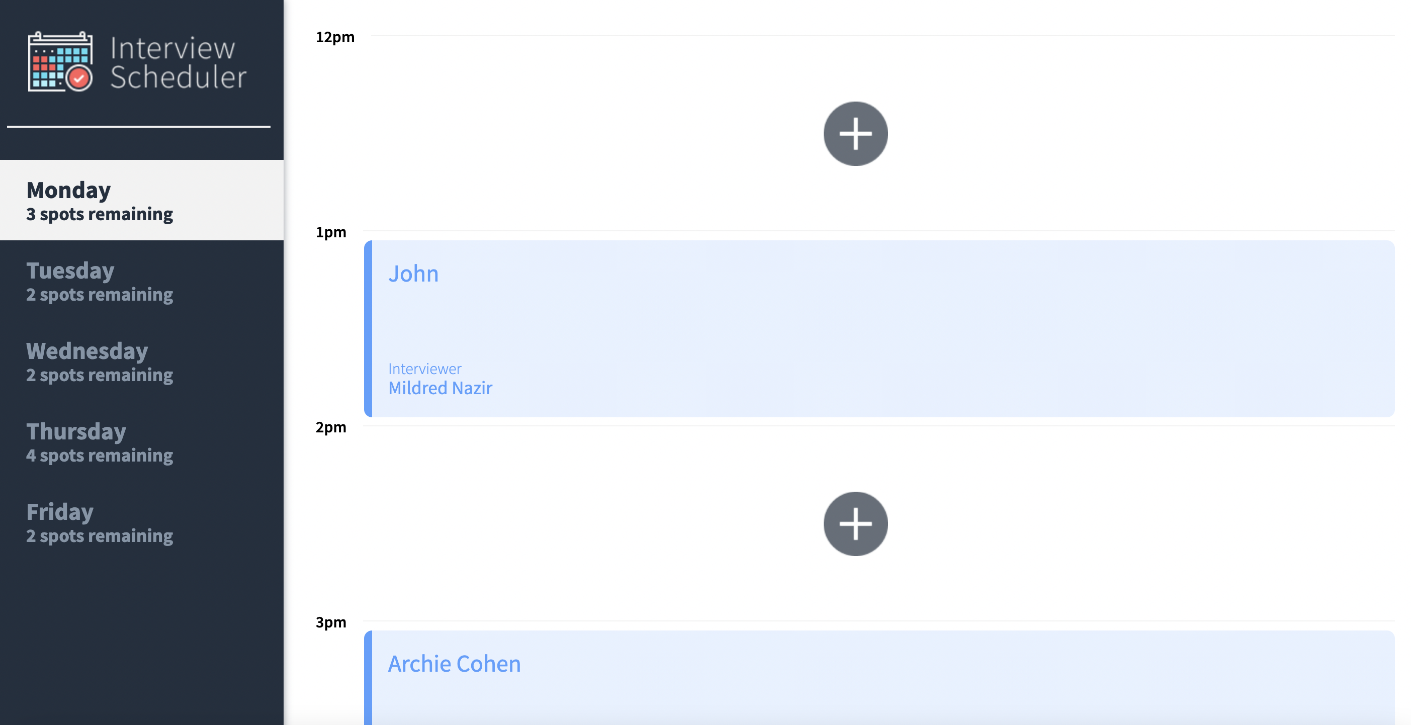 GitHub - christinetw/scheduler