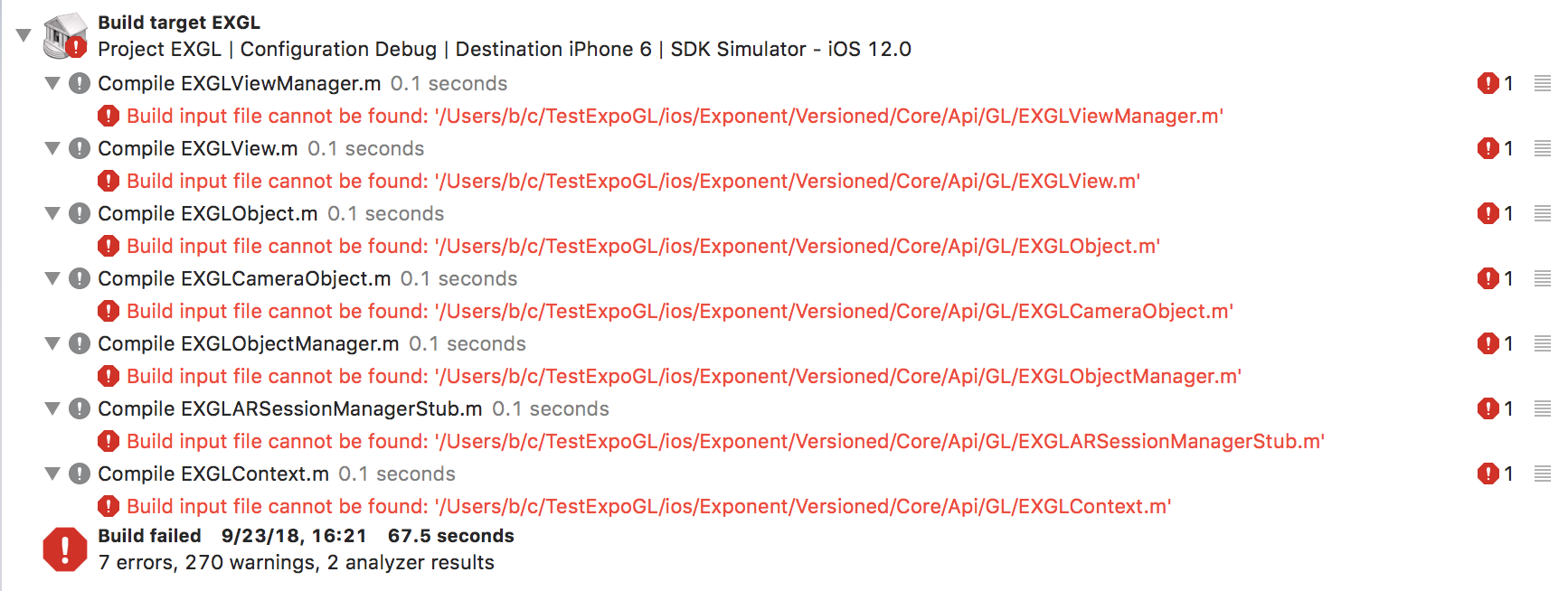 [expogl] Can't use with nonexpo project · Issue 2629 · expo/expo