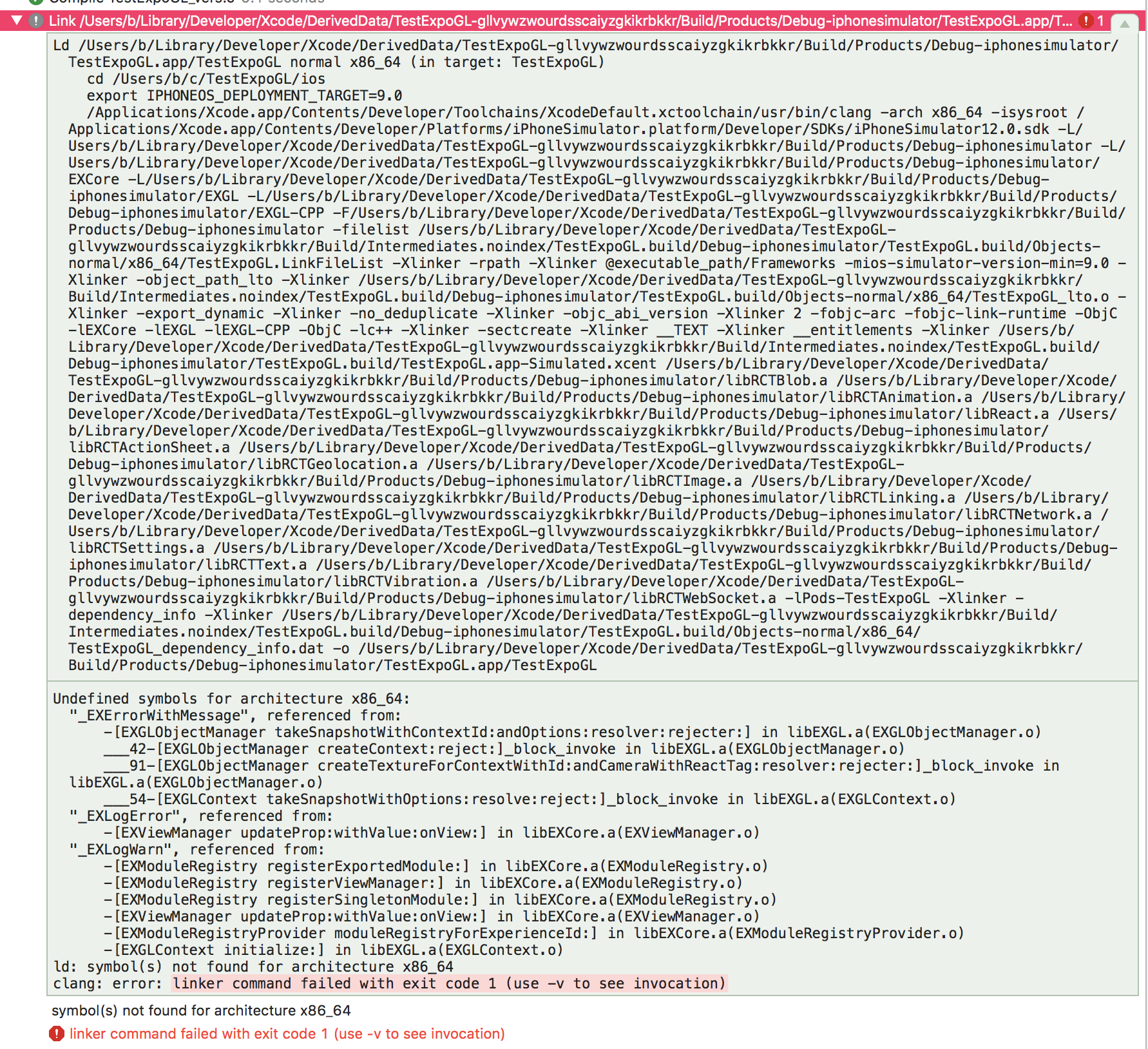 [expogl] Can't use with nonexpo project · Issue 2629 · expo/expo