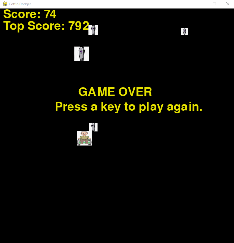 GitHub - BeteabTefera/Coffin-Dodger: A game where the players goal is ...