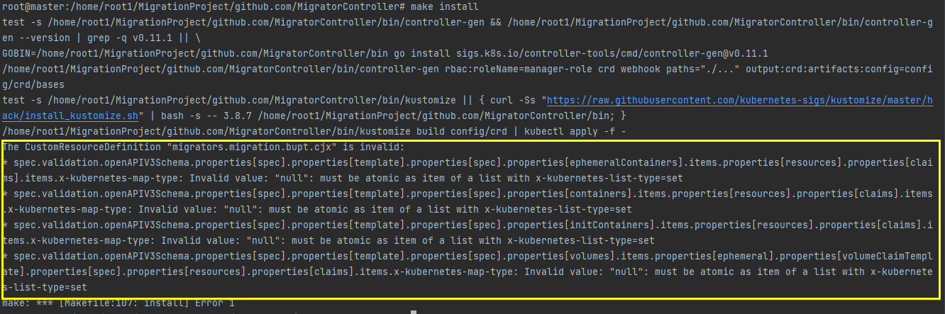 kubebuilder 3.9.0 (latest), maybe there is a bug because of the ...