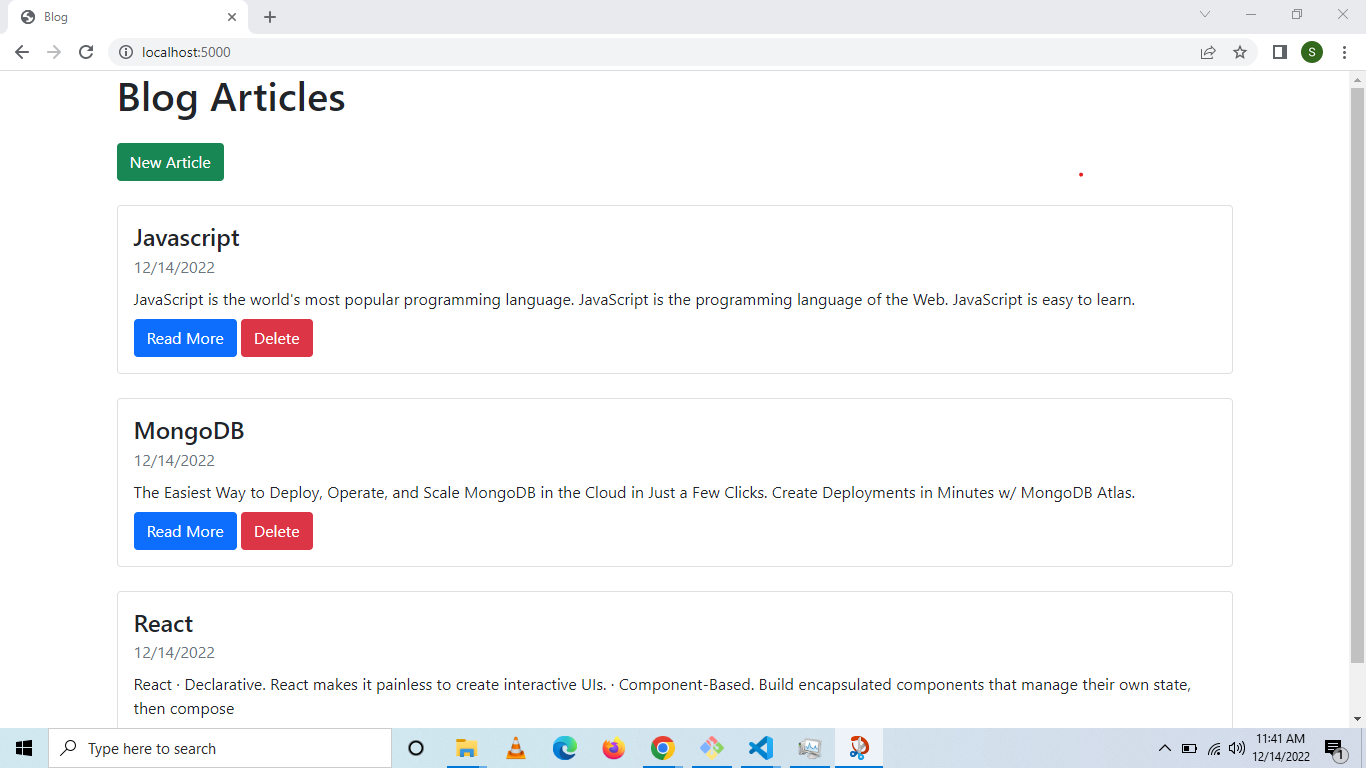 GitHub - rajanisagar/Blog-Application: Blog Application using express ...