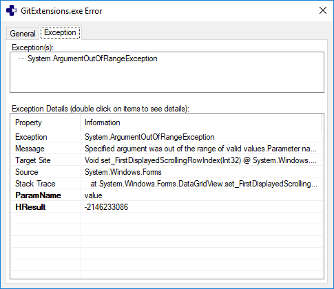 Crash in patches view · Issue #5959 · gitextensions/gitextensions · GitHub