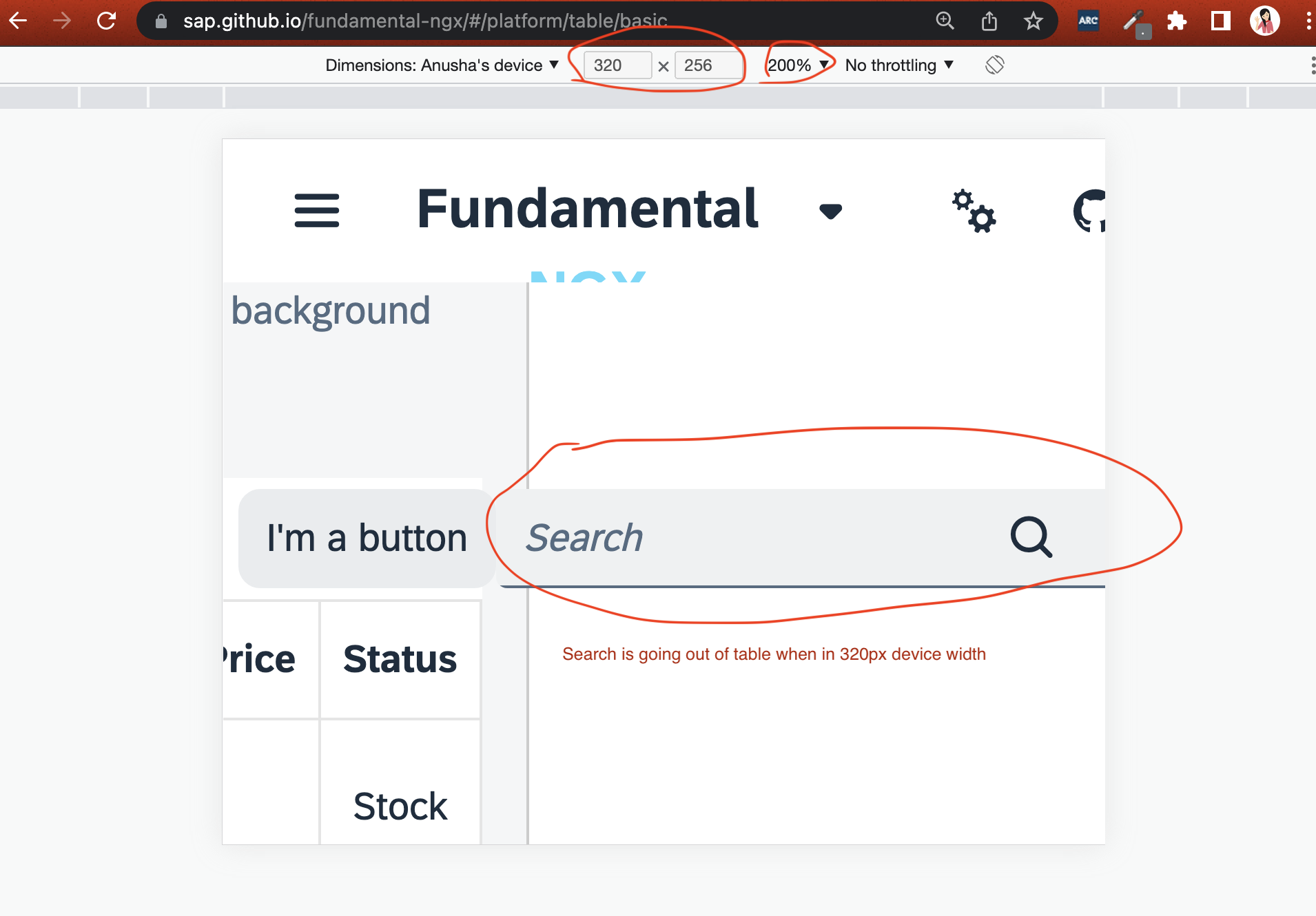 [Reopen][Sourcing][Responsiveness] fdp table toolbar is not responsive