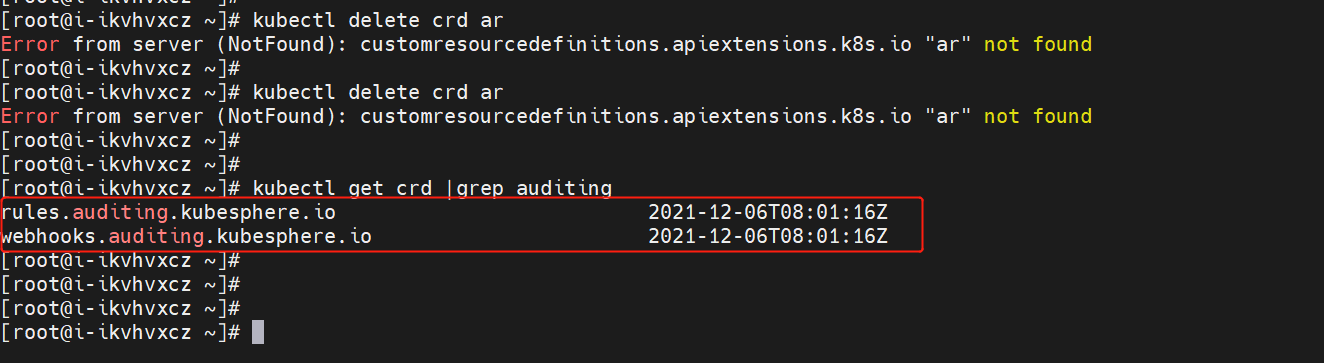 Delete crd cannot use · Issue #4514 · kubesphere/kubesphere · GitHub