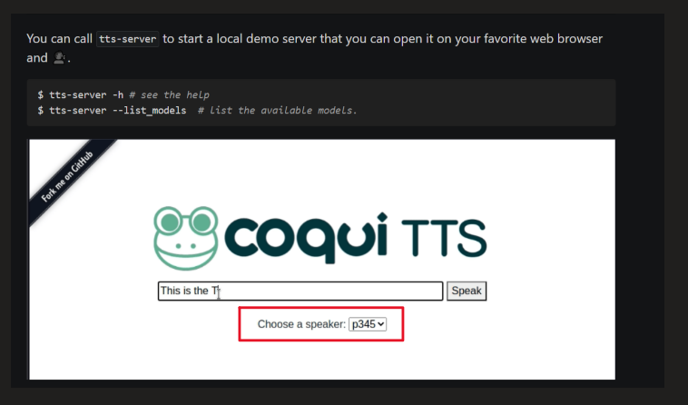 BUG in Web-User Interface · coqui-ai TTS · Discussion #828 · GitHub