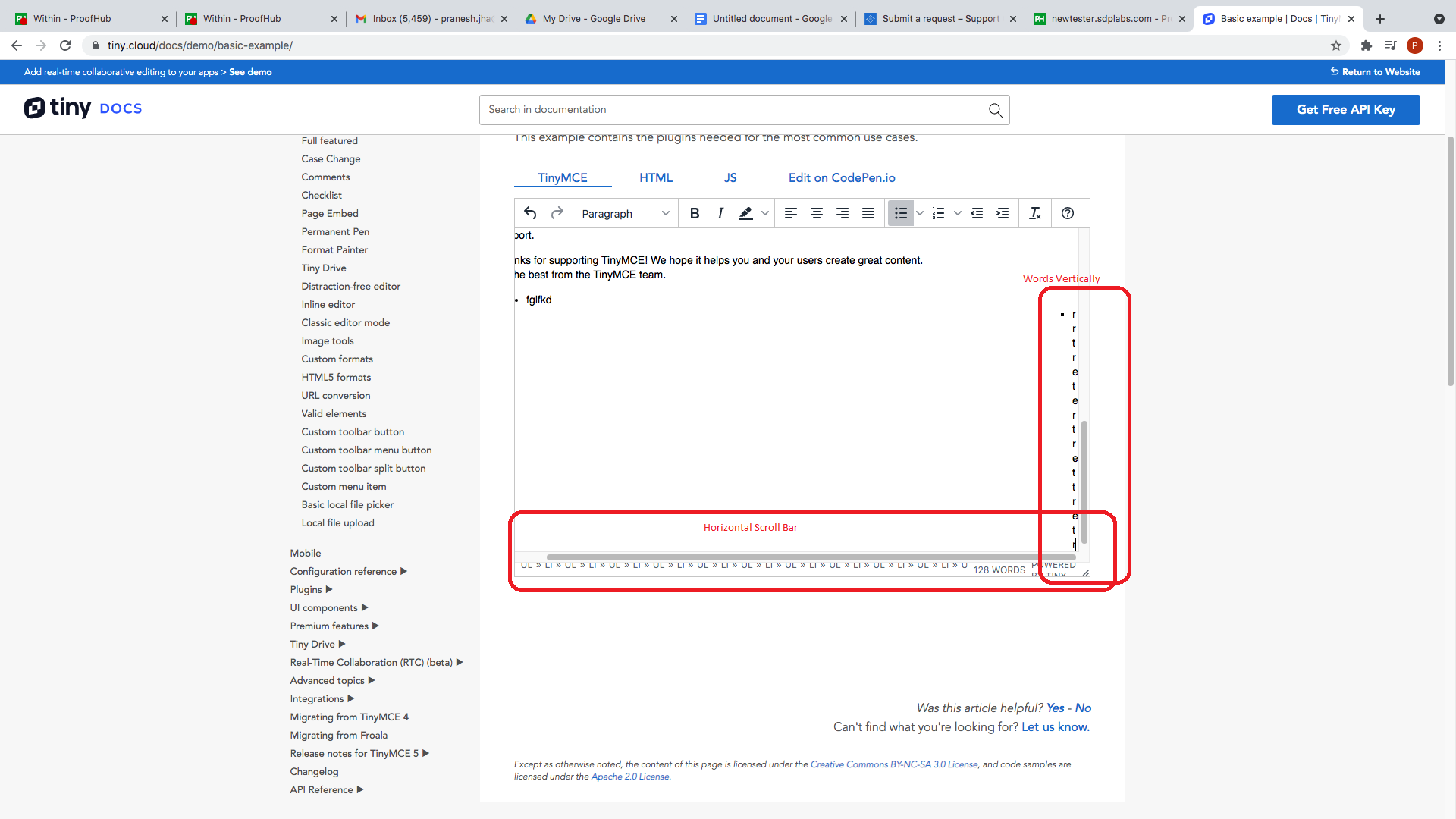Bug In Editor · Issue #7058 · tinymce/tinymce · GitHub