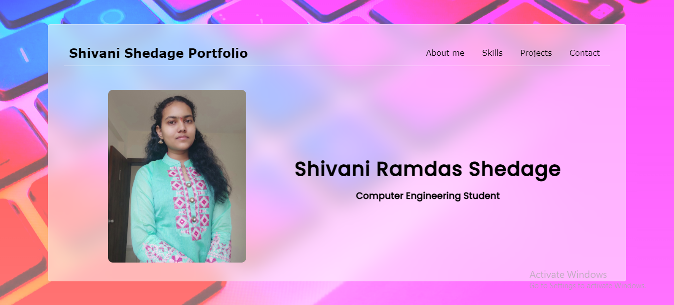 GitHub - ShivaniShedage/Portfolio-using-html-and-css