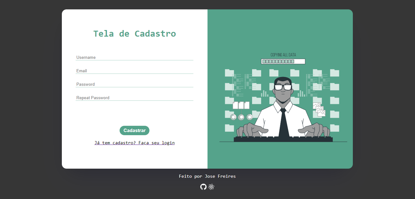 Github josefreires simple login uma simples aplica o de login e
