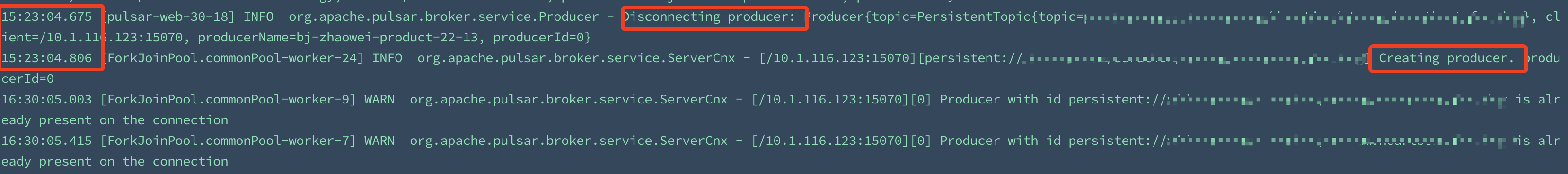 Producer cannot connect after Unloading bundle · Issue #6872 · apache ...