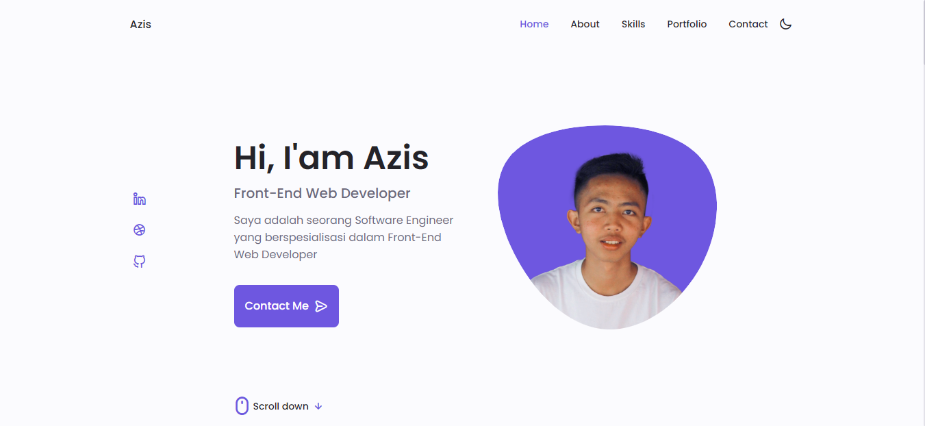 GitHub - muhamadAzis32/Portfolio-Responsive-2021: Website Portfolio ...